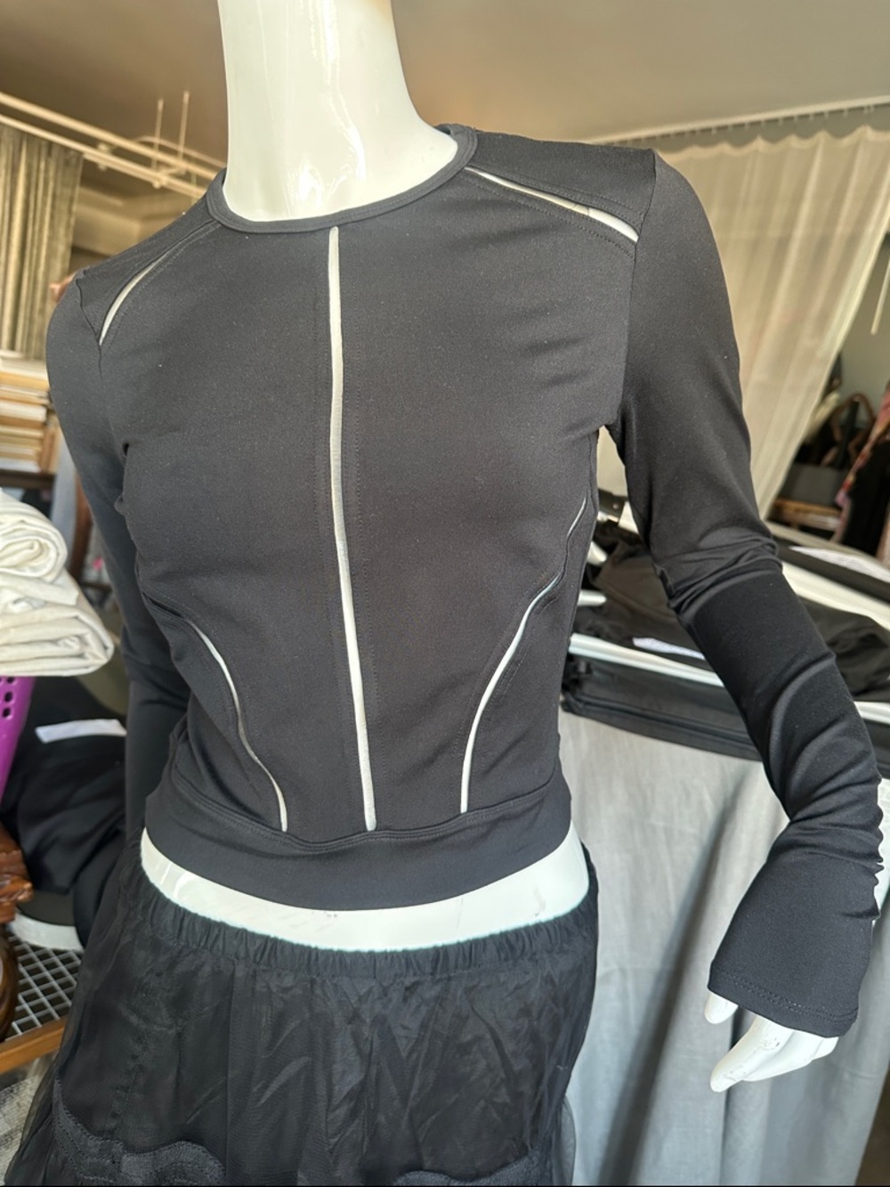 4 way stretch superb High tech Moisture wicking fabric Athletic top multi use